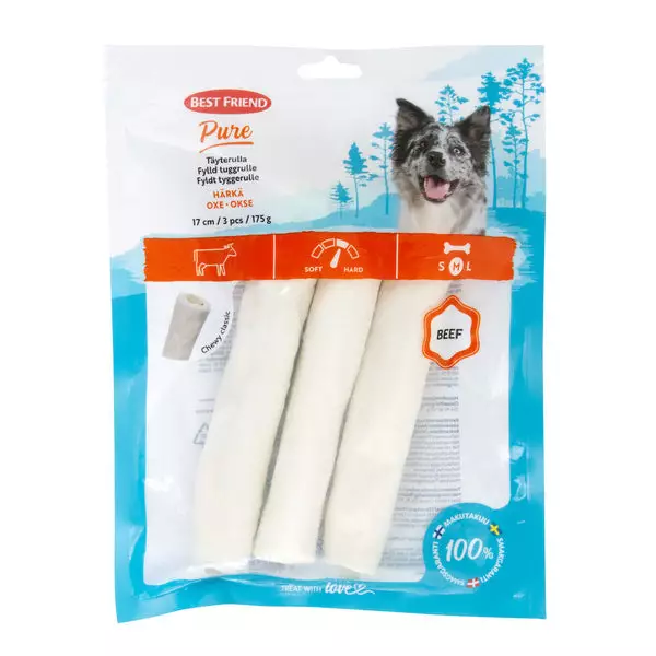 PURE TÄYTERULLA HÄRKÄ 17 cm 3 KPL - Puruluut - 5700551171789 - 1