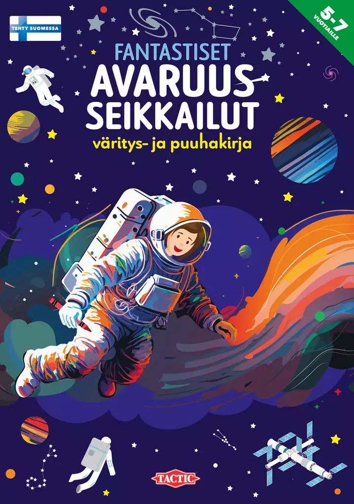 PUUHAKIRJA AVARUUSSEIKKAILUT - Askartelu- ja värikirjat - 6416739597379 - 1