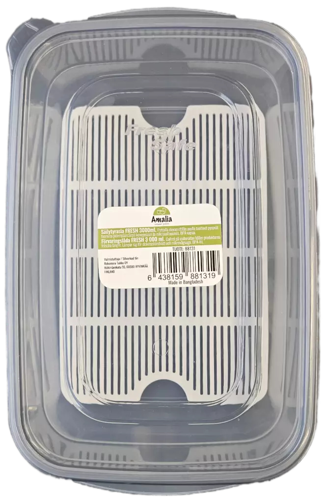 SÄILYTYSRASIA FRESH 3000 ml - Ruuansäilytysrasiat - 6438159881319 - 1