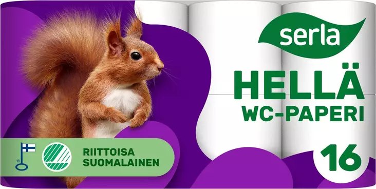 SERLA HELLÄ WC-PAPERI 16RLL - WC-paperit - 6414301079759 - 1