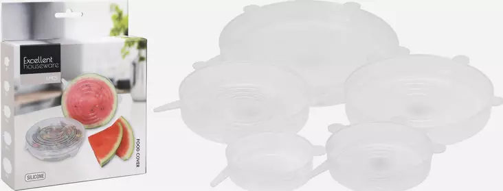 Silikonikansi setti 5-osaine - Ruuansäilytysrasiat - 8721037335959 - 1