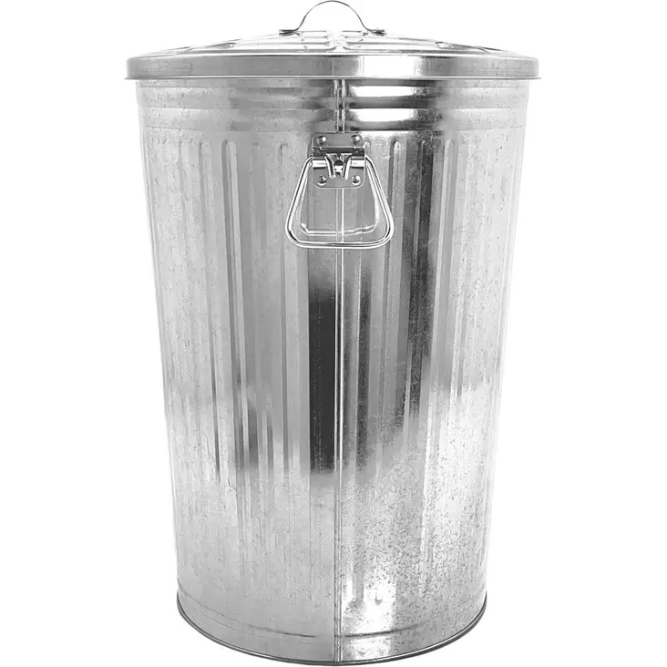 Sinkkiämpäri kannella 65L 42 x 58,5 cm - Ämpärit ja saavit - 6438168112329 - 1