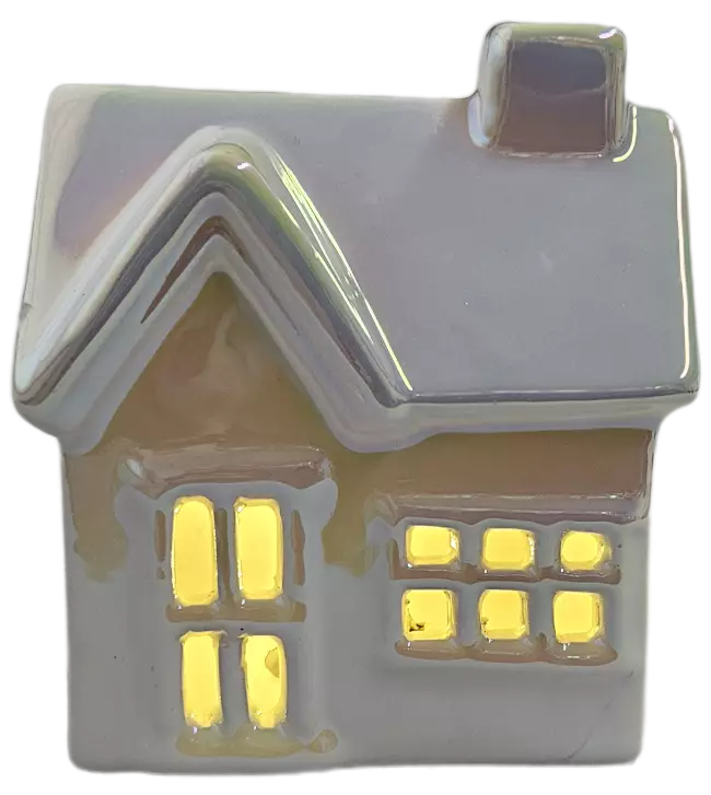 Talolyhty Led-valolla monivärihologrammi - Kynttilälyhdyt - 6438506004699 - 1