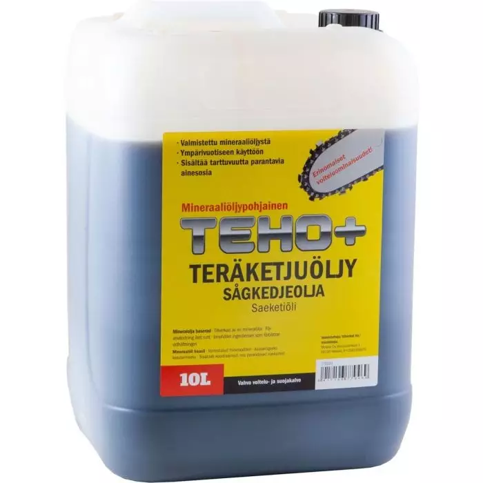 TEHO+ TERÄKETJUÖLJY 10L - Teräketjuöljyt - 6417196779469 - 1