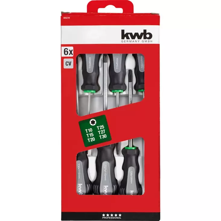 KWB Professional Torx-ruuvimeisselisarja - Työkalusarjat - 4009316652169 - 1