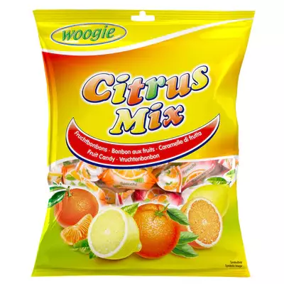 Woogie Sitrus Mix 170g - Makeispussit, -patukat ja tikkarit - 9002859119699 - 1